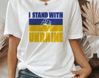 Ukraine sunflower Shirt, I Stand with Ukraine Shirt, Peace in Ukraine Shirt, Stand With Ukraine Shirt, Ukraine Flag, Stop The War t-shirt