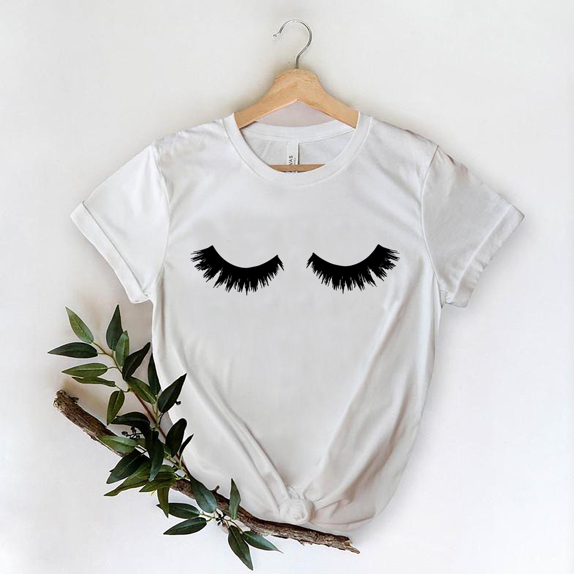 Eyelashes Tshirt Lashes Shirt Woman Shirt Trendy Tees - Etsy UK