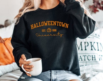 Halloweentown Sweatshirt, Halloweentown University Crewneck Sweatshirt, 1998, boho Fall Sweatshirt, holiday apparel