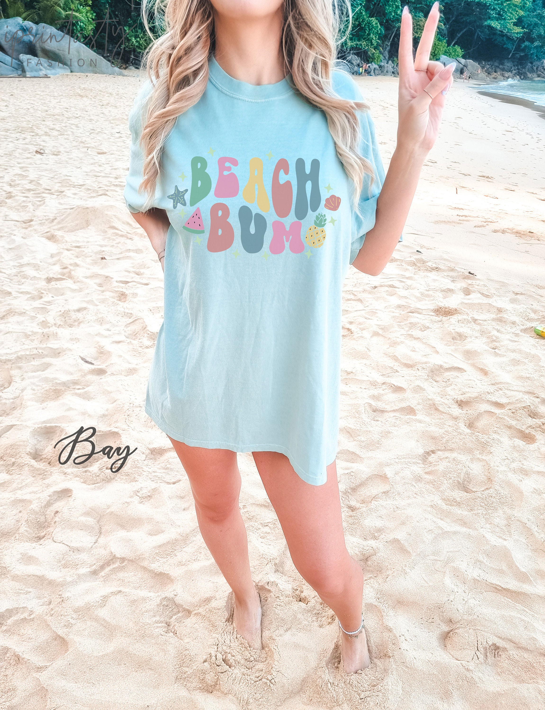 Comfort Colors® Beach Bum Tshirt Vacation Tshirt Beachbum - Etsy