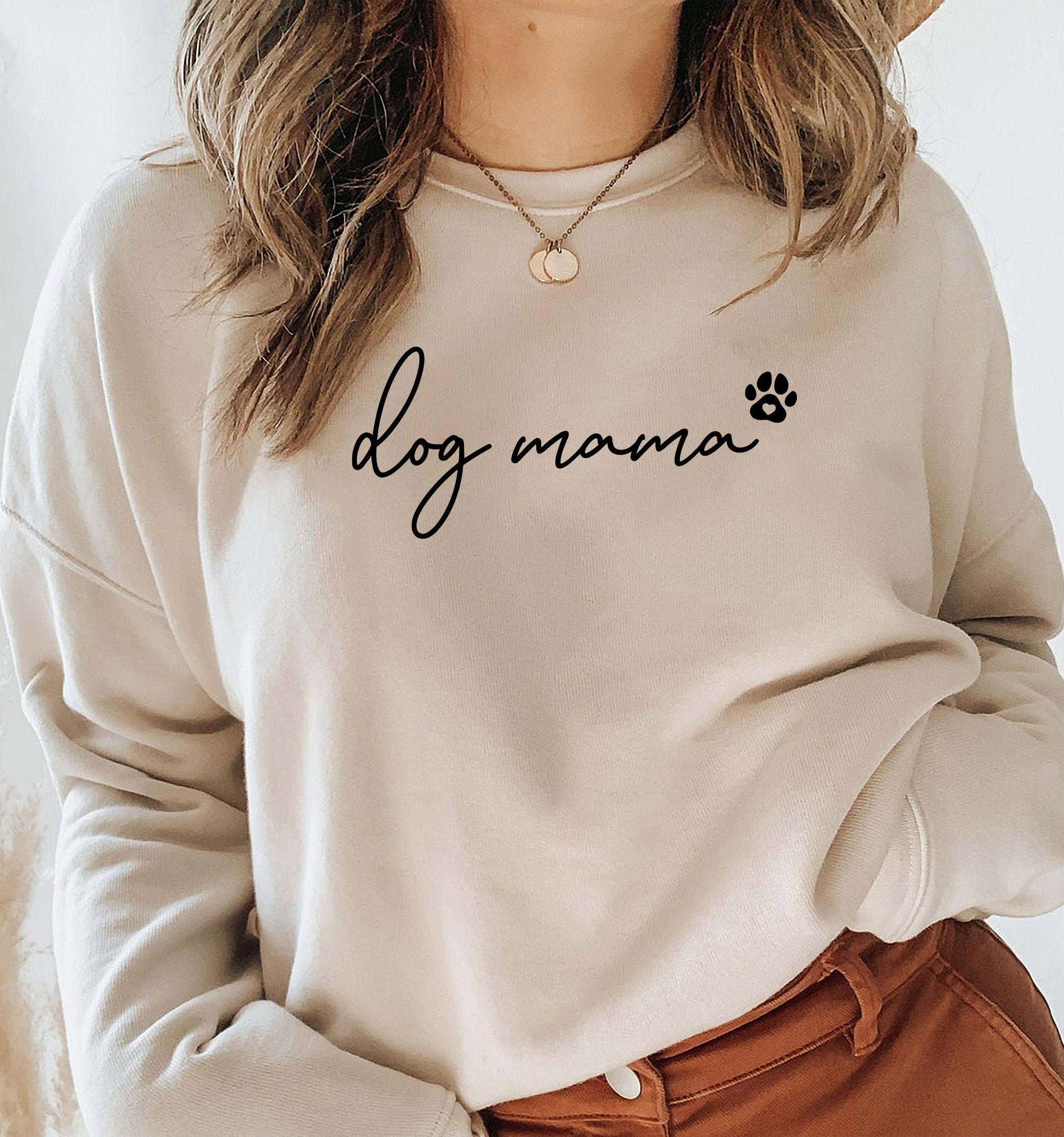 Dog Mama Sweatshirt dog Mom Gift gift for dog mom Shirt for | Etsy