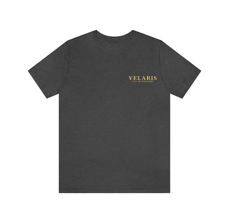 SJM Two Side Velaris T-shirt Feyre's Tattoo ACOTAR - Etsy