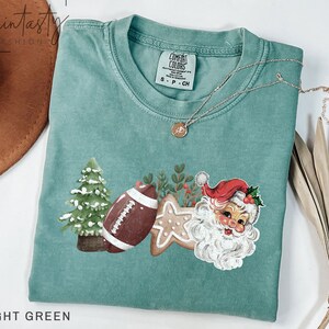 Retro Christmas Football t-shirt, Christmas Football t-shirt, Christmas tee, iPrintasty Christmas, Sport Lovers t-shirt , Comfort Colors