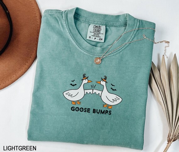 Goose Bumps Shirt, Halloween Shirt, Silly Goose Shirt, Goose Bump Halloween, Girly Halloween Tee, Girly Halloween Gift, Best Girly Halloween