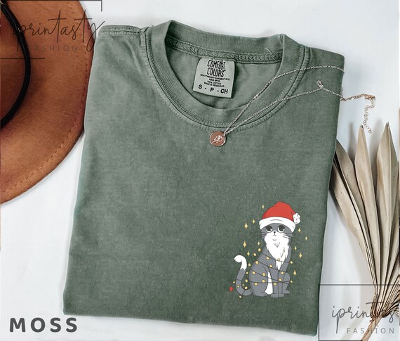 Christmas Lights Cat Cute Gifts For Cat Lovers T-Shirt Christmas Lights Cat Cute Gifts For Cat Lovers T-Shirt