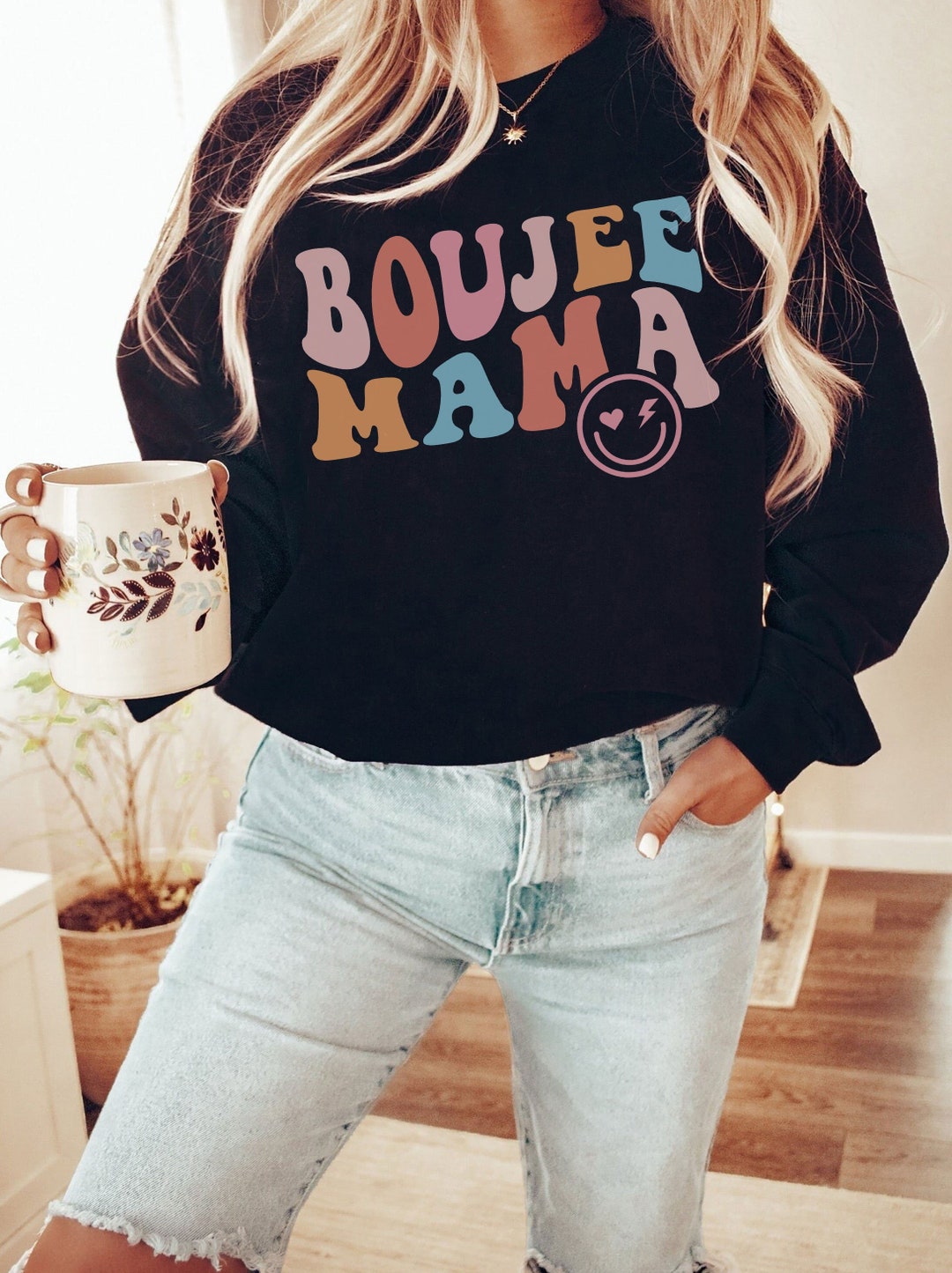 Mama Sweatshirt Gift For New Mom, Leopard Mama Sweatshirt, Mama Fall Sweater, Mothers Day Gift, Mom Life Sweatshirt, Mama Shirt Gift For Her