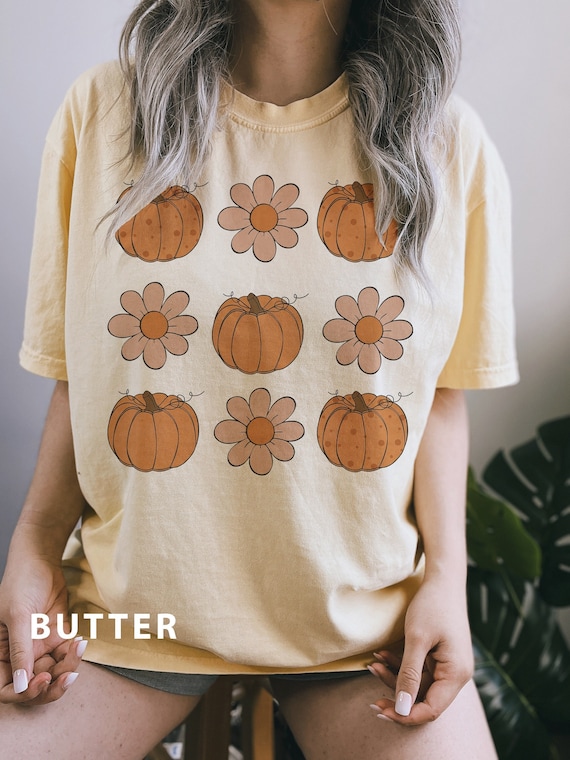 Floral Pumpkin Vintage Tee Floral Pumpkin Vintage Tee