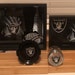 Raiders Custom Wood & Resin Photos Rolling Tray Set        (Tray Sizes 12x8x2 And 10x6x2)      With/Without Glitter 