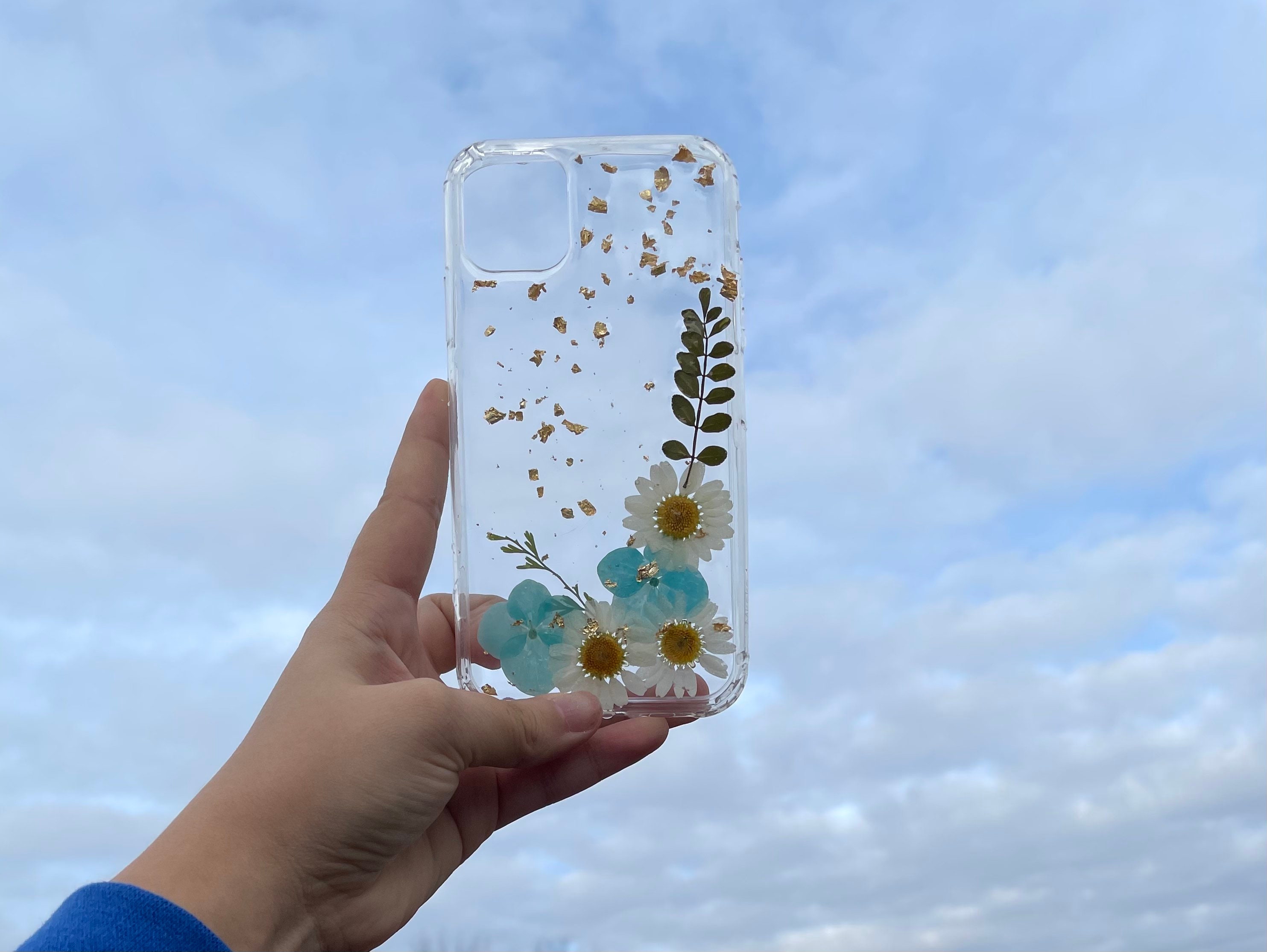 Custom resin phone case handmade resin Phone Case Clear Case Etsy
