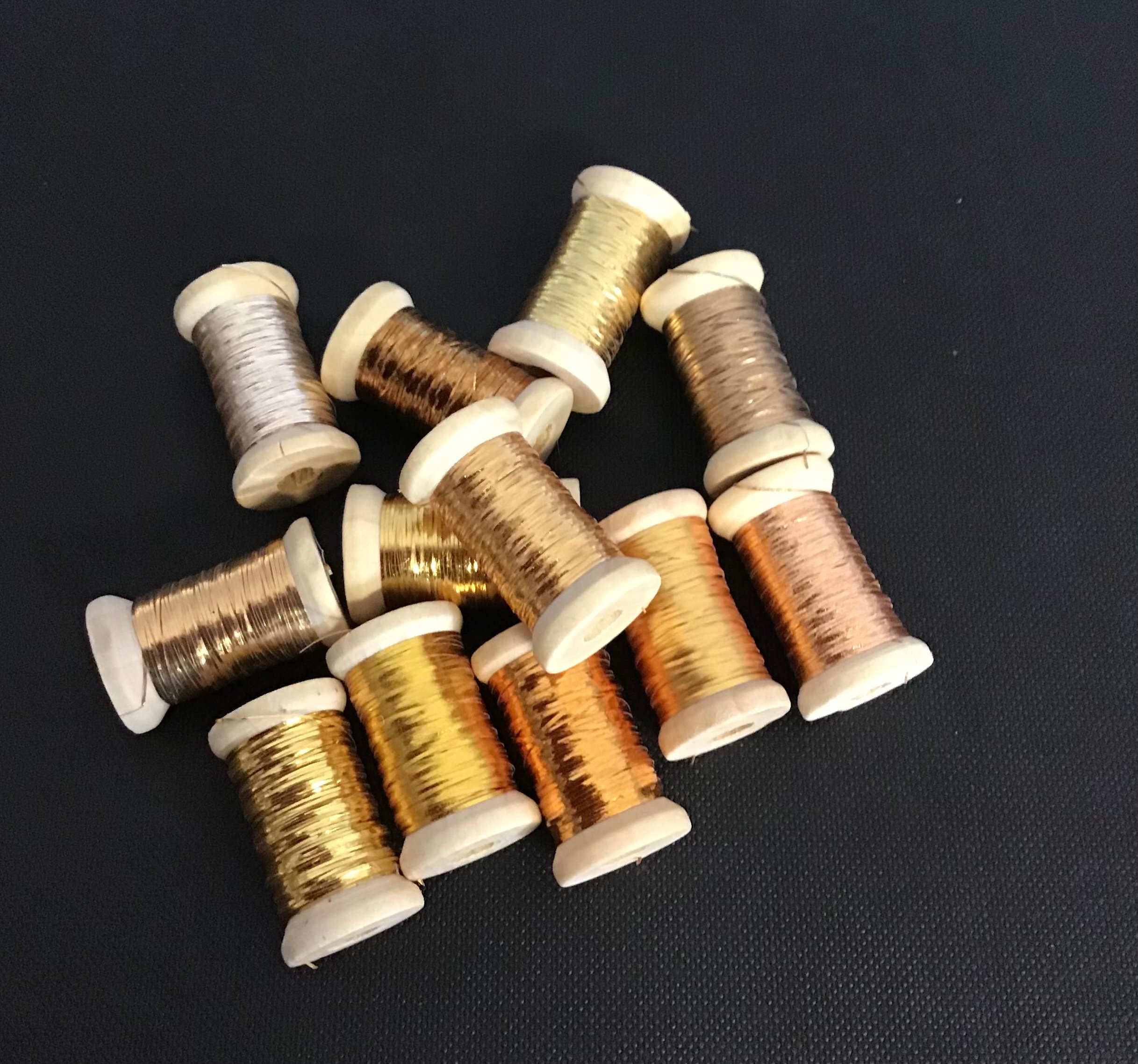 Hand Dyed Embroidery Thread, 5 Thin Threads, Lucky Dip, Embroidery Floss, Cross Stitch Thread