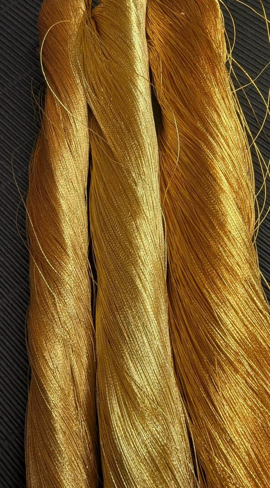 Goldwork Embroidery Thread Vintage Japanese. TRIPLE PACK, Three Shades ...