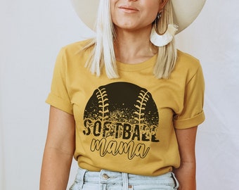 Softball Mama Shirt | Softball Mom | Softball Tshirts | Softball Mom Shirts |  Mother Day Shirt | Softball Mom Shirt Gift | Game Day Tee