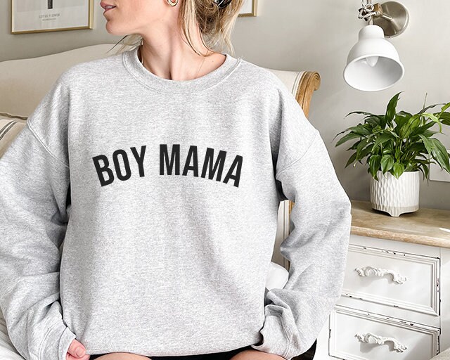 Boy Mama Sweatshirt Mama Sweatshirt Boy Mom Crewneck Soft | Etsy