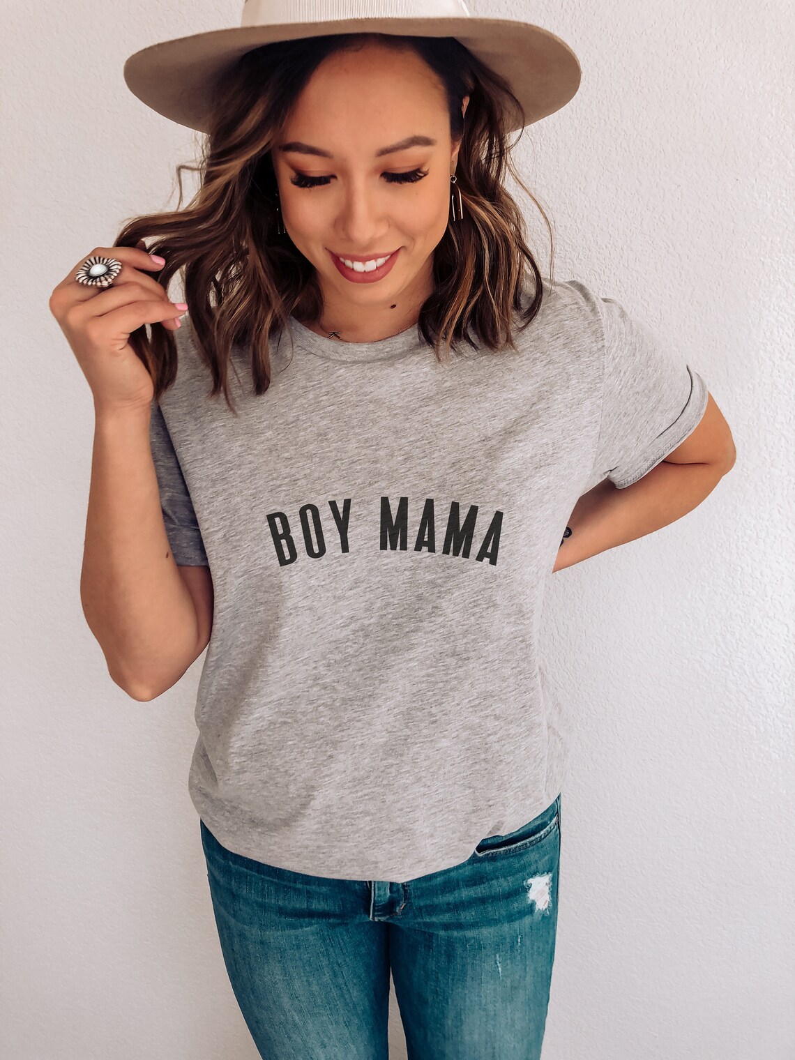 Boy Mama Shirt Mama Shirt Boy Mom T Shirt Soft Casual Etsy
