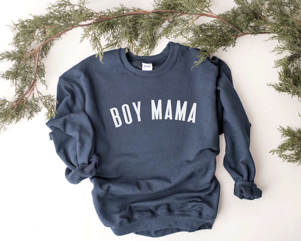 Boy Mama Sweatshirt Mama Sweatshirt Boy Mom Crewneck Soft Etsy