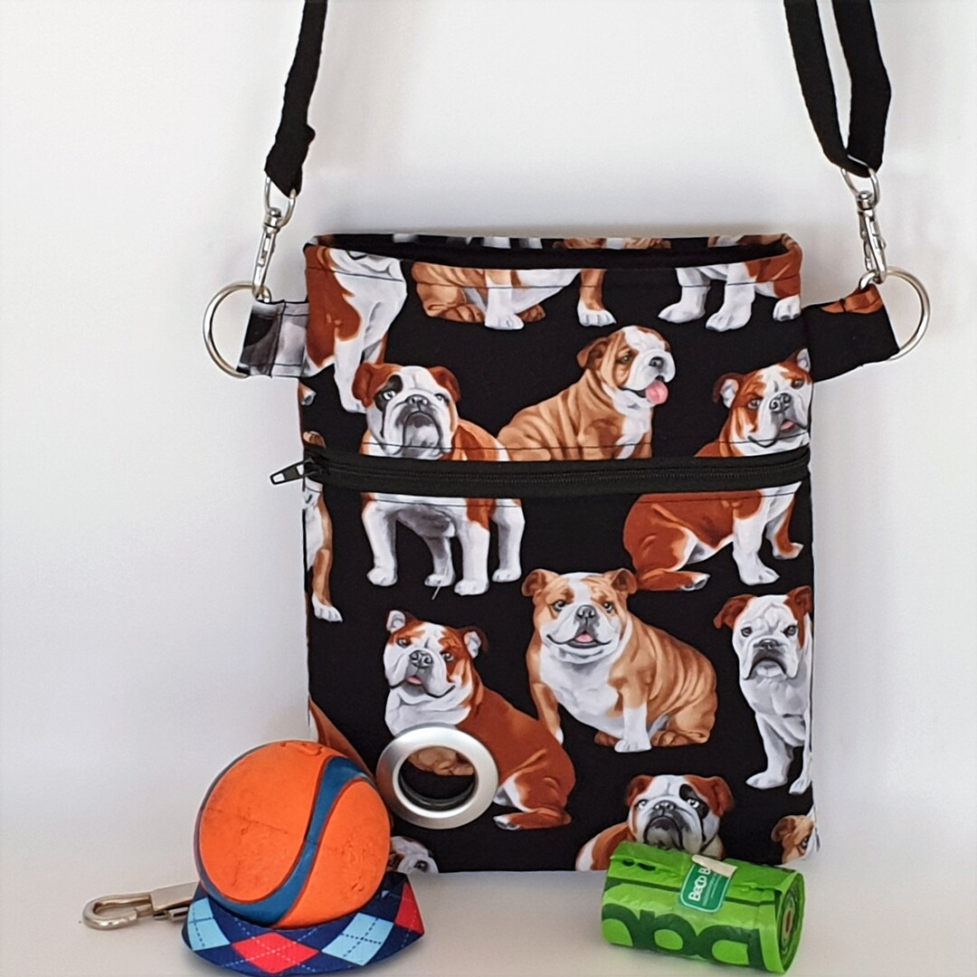 Bulldog Dog Walking Bag Cross Body Bag Shoulder Bag Dog Etsy UK