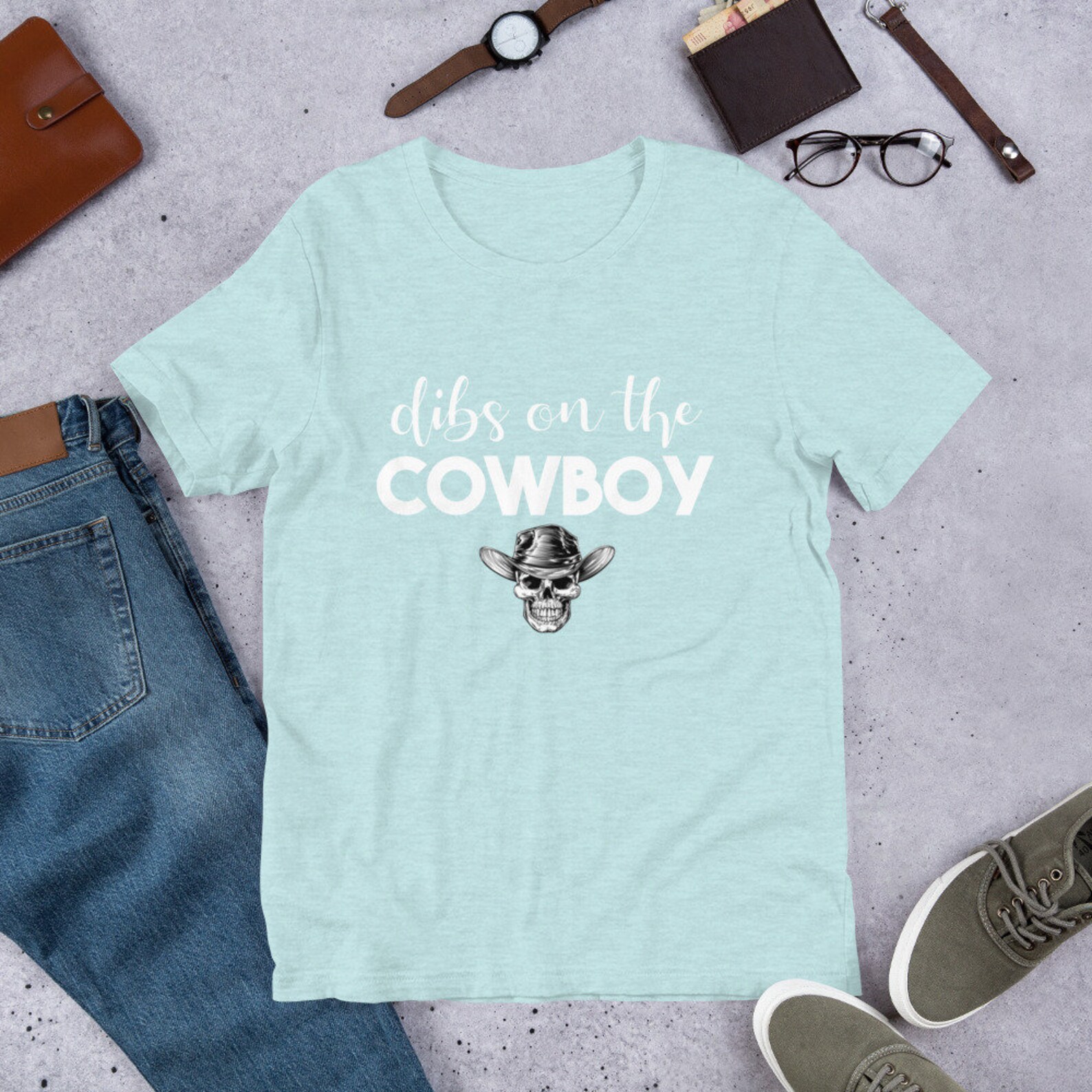 Dibs On The Cowboy Shirt Funny Cowboy Shirt Western Shirt | Etsy
