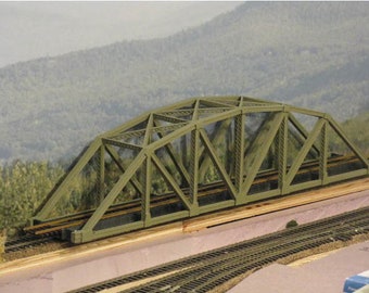 HO用 Campbell HO-Howe Truss Bridge #305 william howe truss bridge