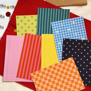 Paquete de 8-32 hojas de diario con estampado estético, para scrapbooking, color coqueto, femenino, primavera y verano, JP3