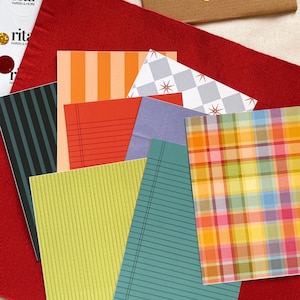 Paquete de 8-32 hojas de diario con estampado estético, para scrapbooking, color coqueto, femenino, primavera y verano, JP2