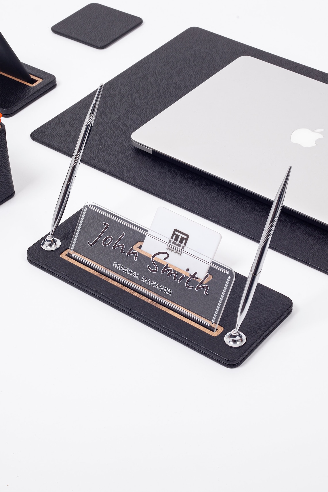 Office Desk Set Desk Accessories Set Personalized Desk Set Etsy