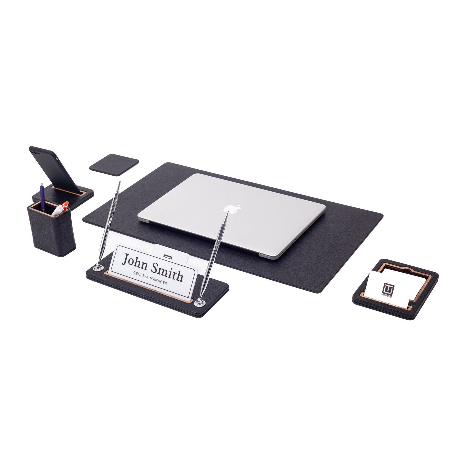 Office Desk Set Desk Accessories Set Personalized Desk Set Office Desk