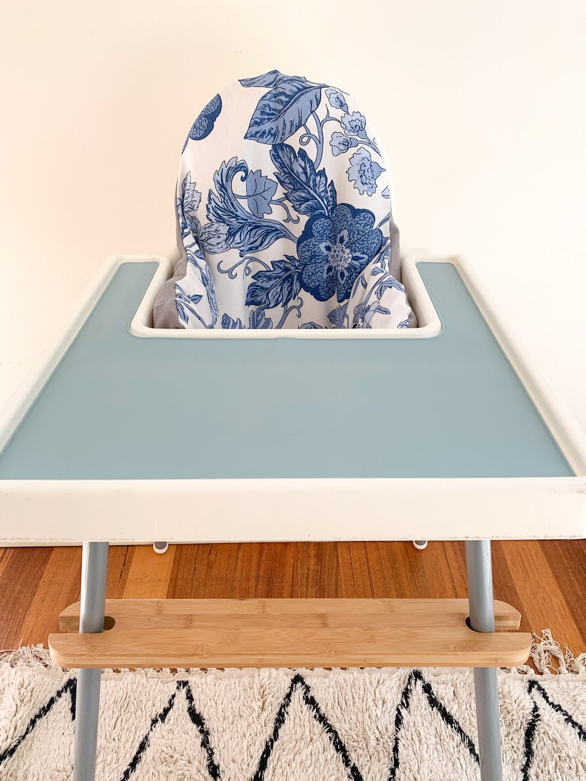 Sky Blue Silicone Placemat / Ikea Highchair / IKEA Antilop Highchair