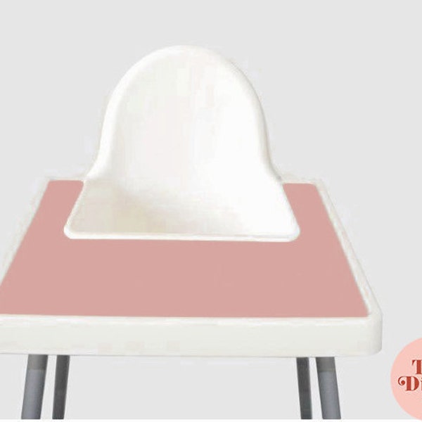 Blush Silicone Placemat / Ikea Highchair / IKEA Antilop Highchair / Silicone Placemat / High Chair Mat