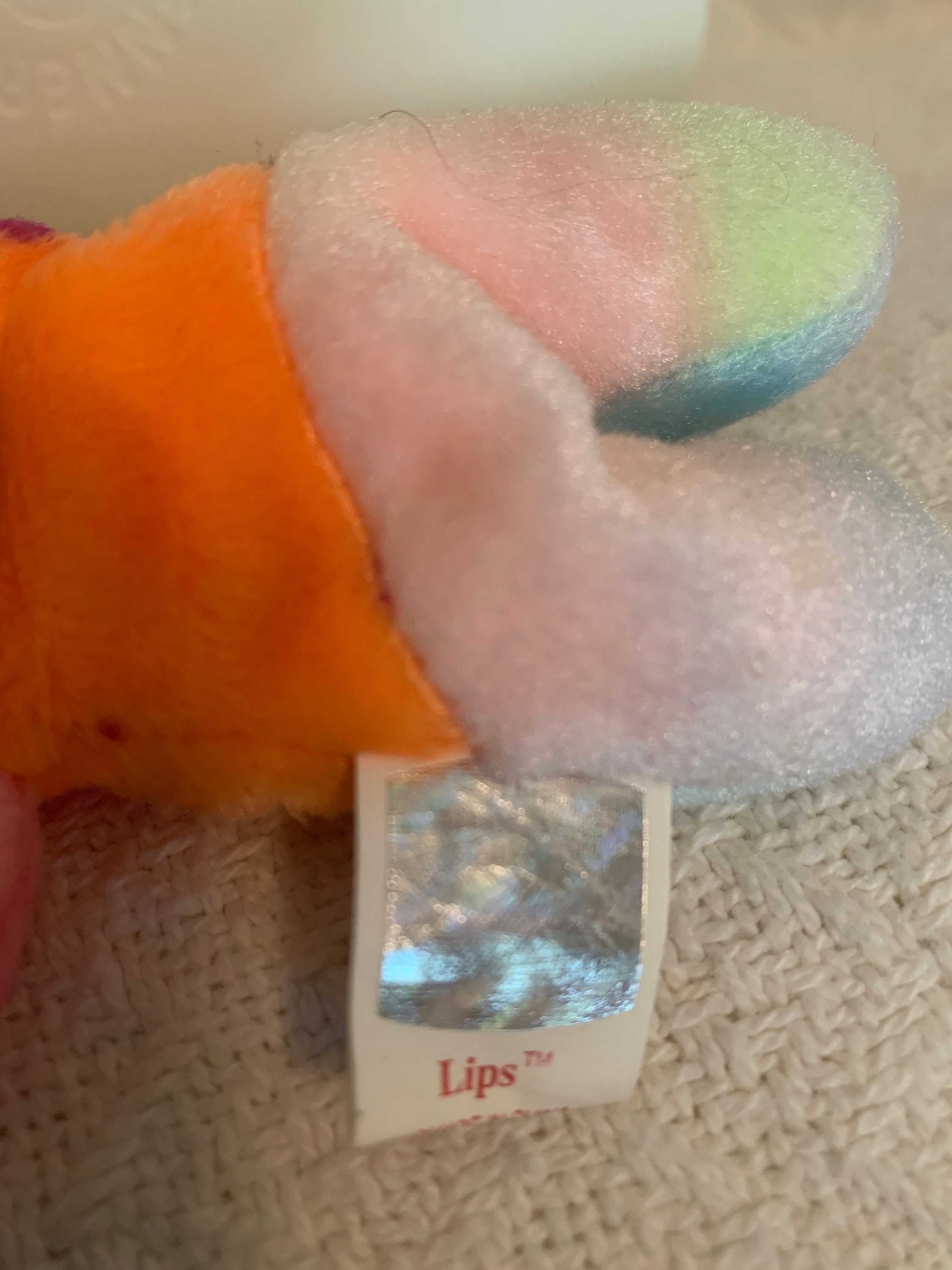 Rare Lips Ty Beanie Baby with Tag Errors Etsy