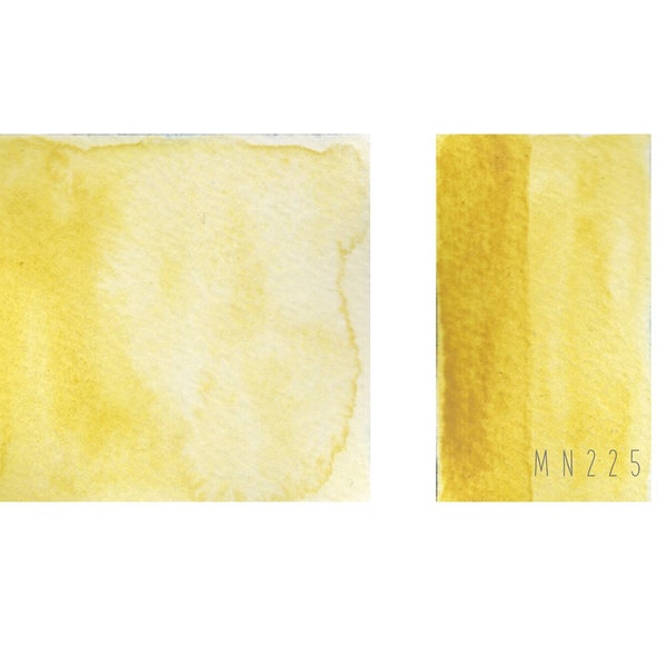 MN255 - handgemachte Aquarellfarben - MNcolors - Zitronengelb