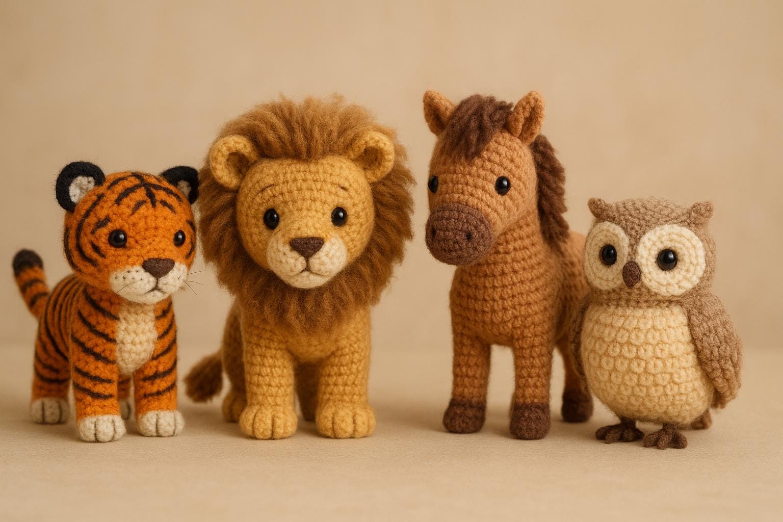 39 Plushie Crochet Patterns for Soft, Cuddly Amigurumi Makes 10 Safari & Forest Amigurumi Bundle