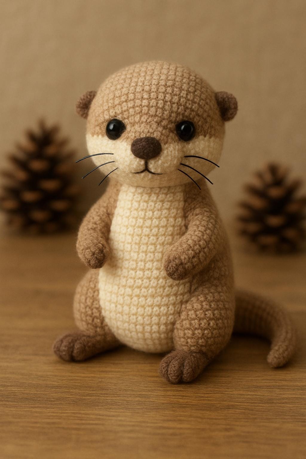 39 Otter Crochet Patterns for Cute Gifts, Nursery Decor, and Pocket-Sized Amigurumi 34 Otter Realistic Amigurumi Crochet Pattern With Photos