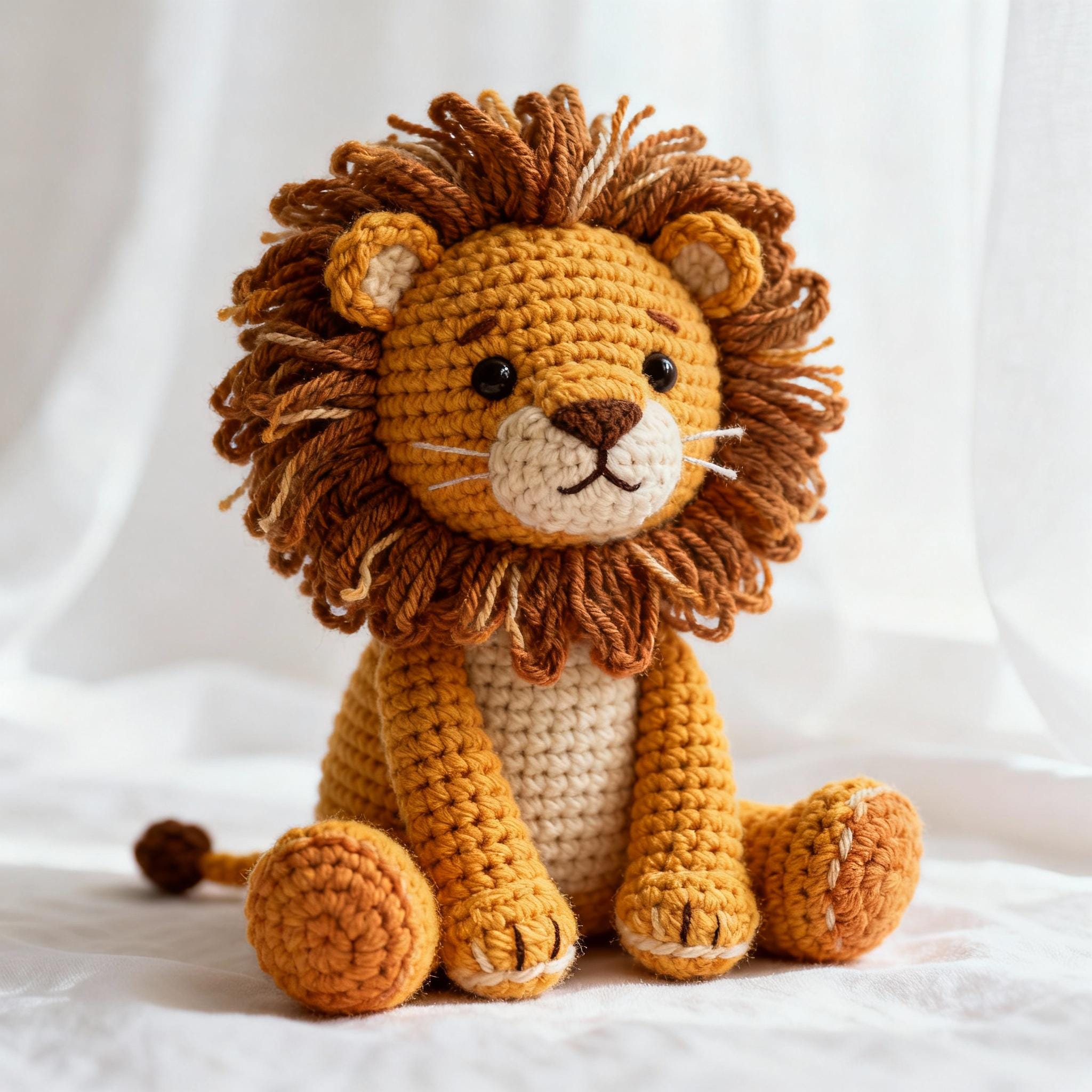 39 Lion Crochet Patterns to Stitch for Nurseries, Gifts, and Safari-Inspired Decor 10 Lion Amigurumi Crochet