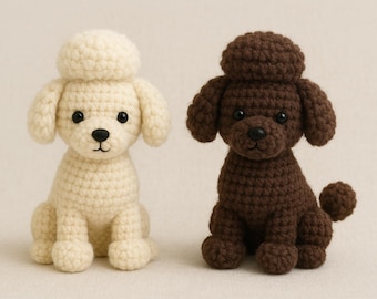 Poodle Dog Amigurumi Crochet Pattern | Poodle Crochet Pattern PDF Tutorial | Cute Puppy Plush DIY
