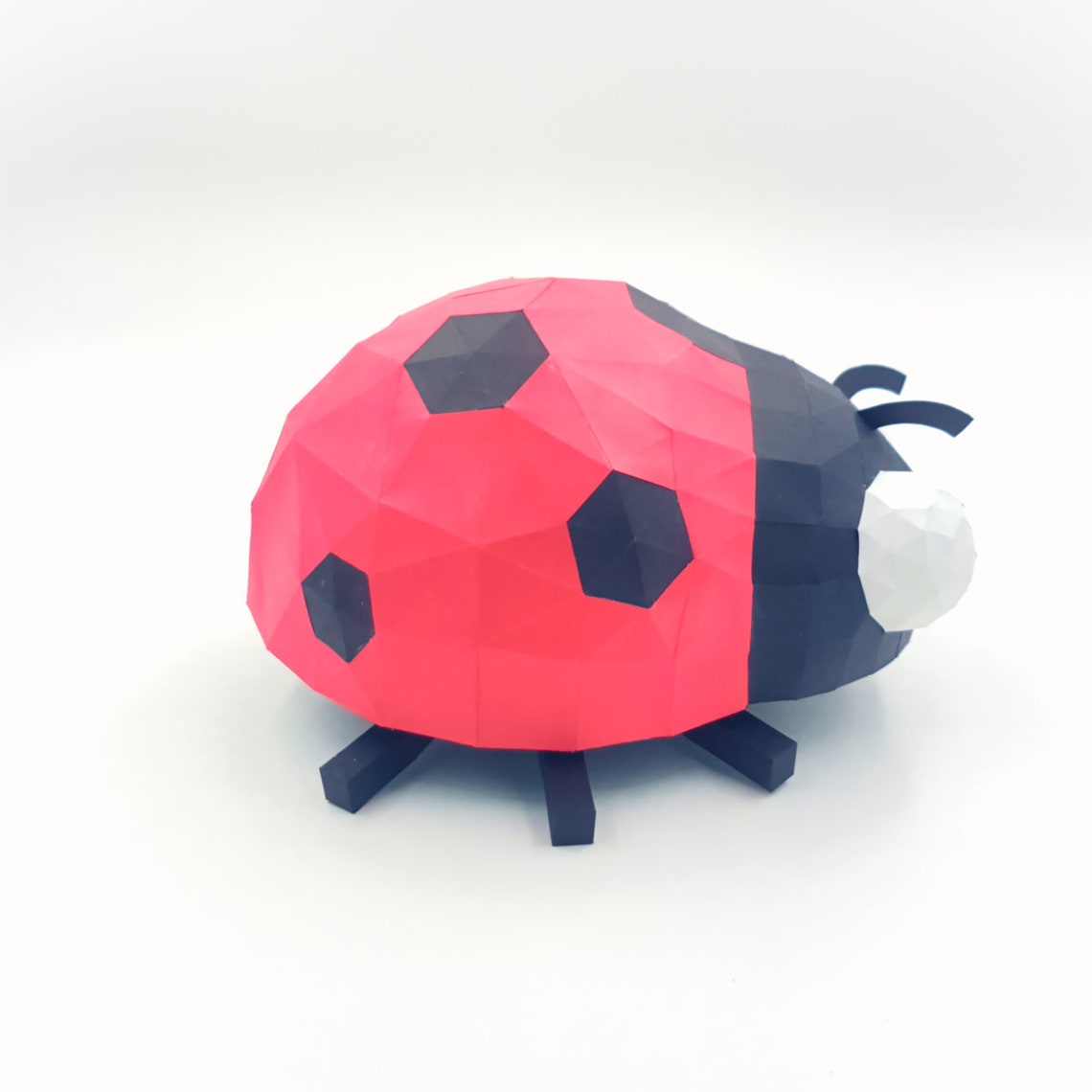 3D Ladybug Papercraft Template - Etsy Canada