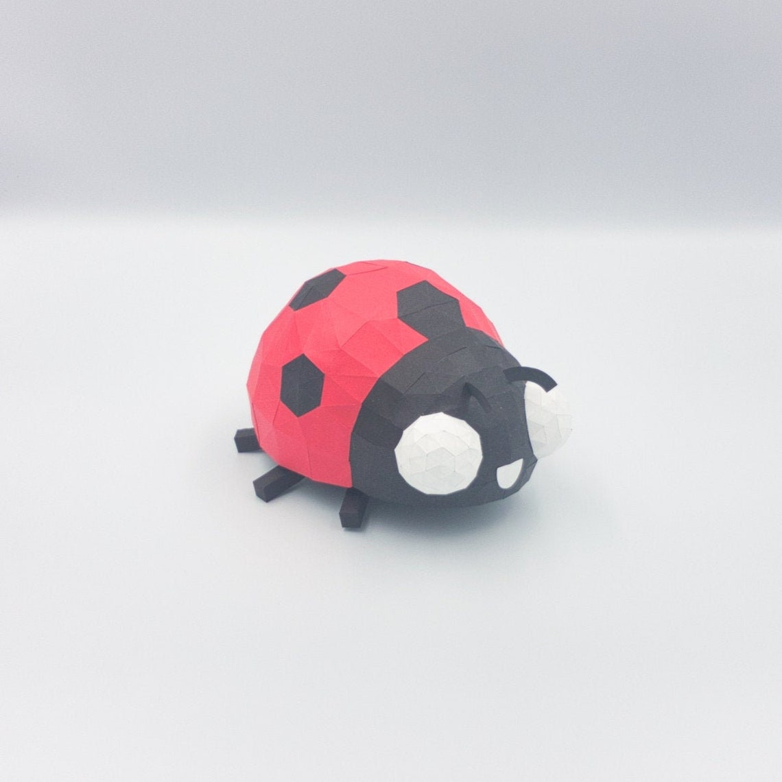 3D Ladybug Papercraft Template | Etsy