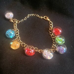 Handmade Bobble Charm Bracelet