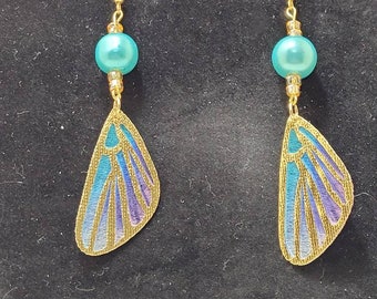 Handmade Butterfly Wing Earrings