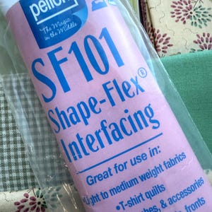PELLON SF101 Shape Flex Fusible Iron on COTTON Light to Medium Interfacing Popular for apparel T shirt quilt embroidery, FAST ship