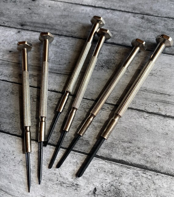 MINI SCREWDRIVER Set of 6 Mini Screwdrivers for Eyeglasses and