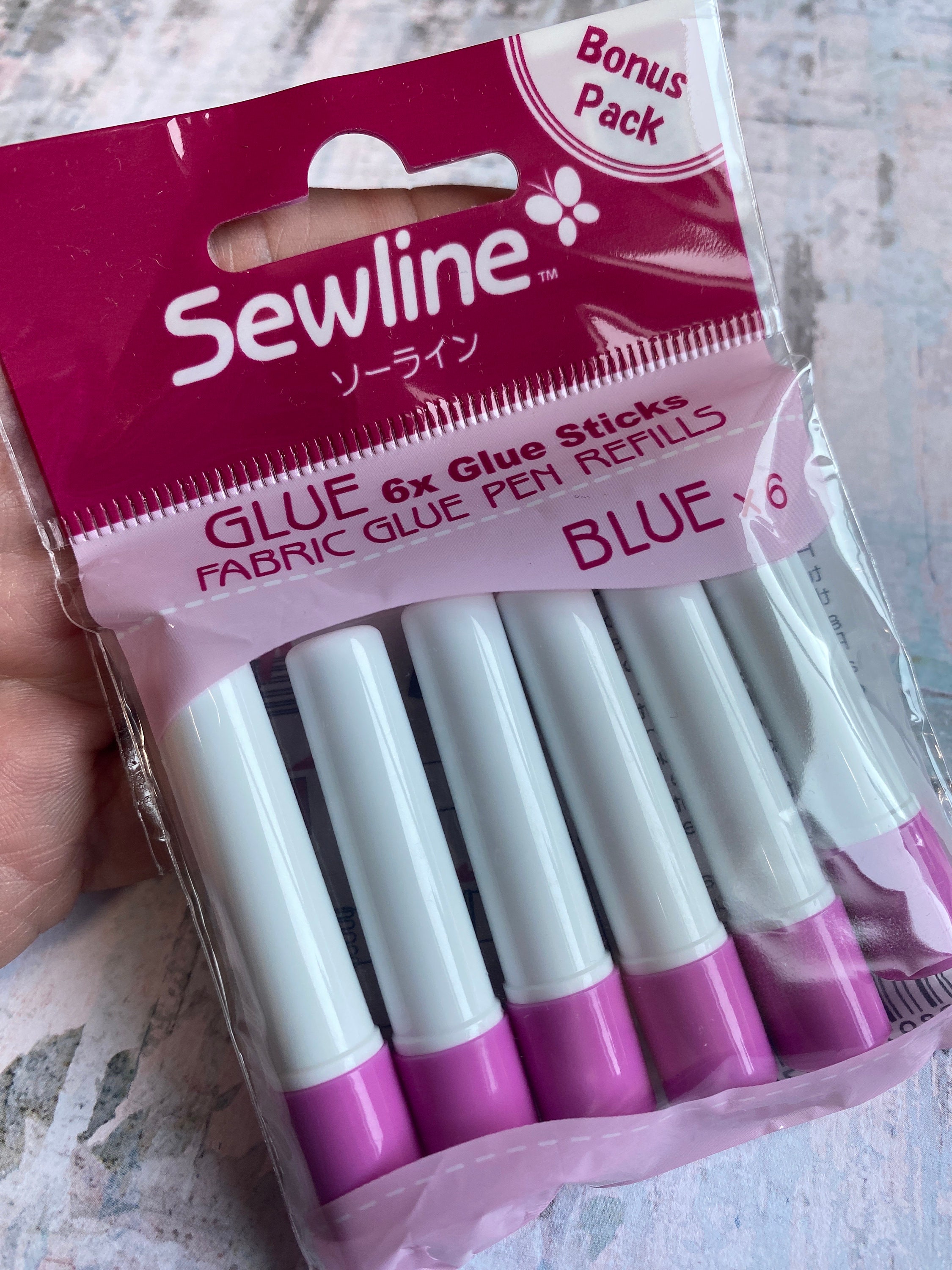 Sewline Glue Pen for English Paper Piecing, Also Refills, My Favorite Glue  Pen & Refills, Water Soluble Glue, Hooked on This EPP Method 