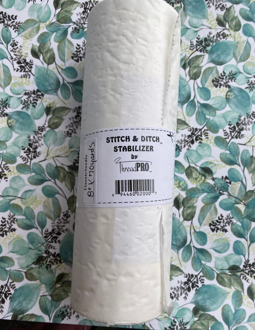 Stitch & Ditch Stabilizer, 70 Yards 8 Paper, Handy Inexpensive No Guilt