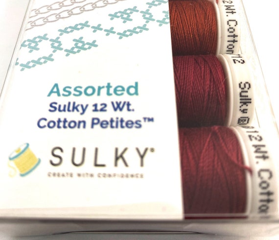 Sulky Sampler 12wt Cotton Petites 6-pkg-spring Assortment