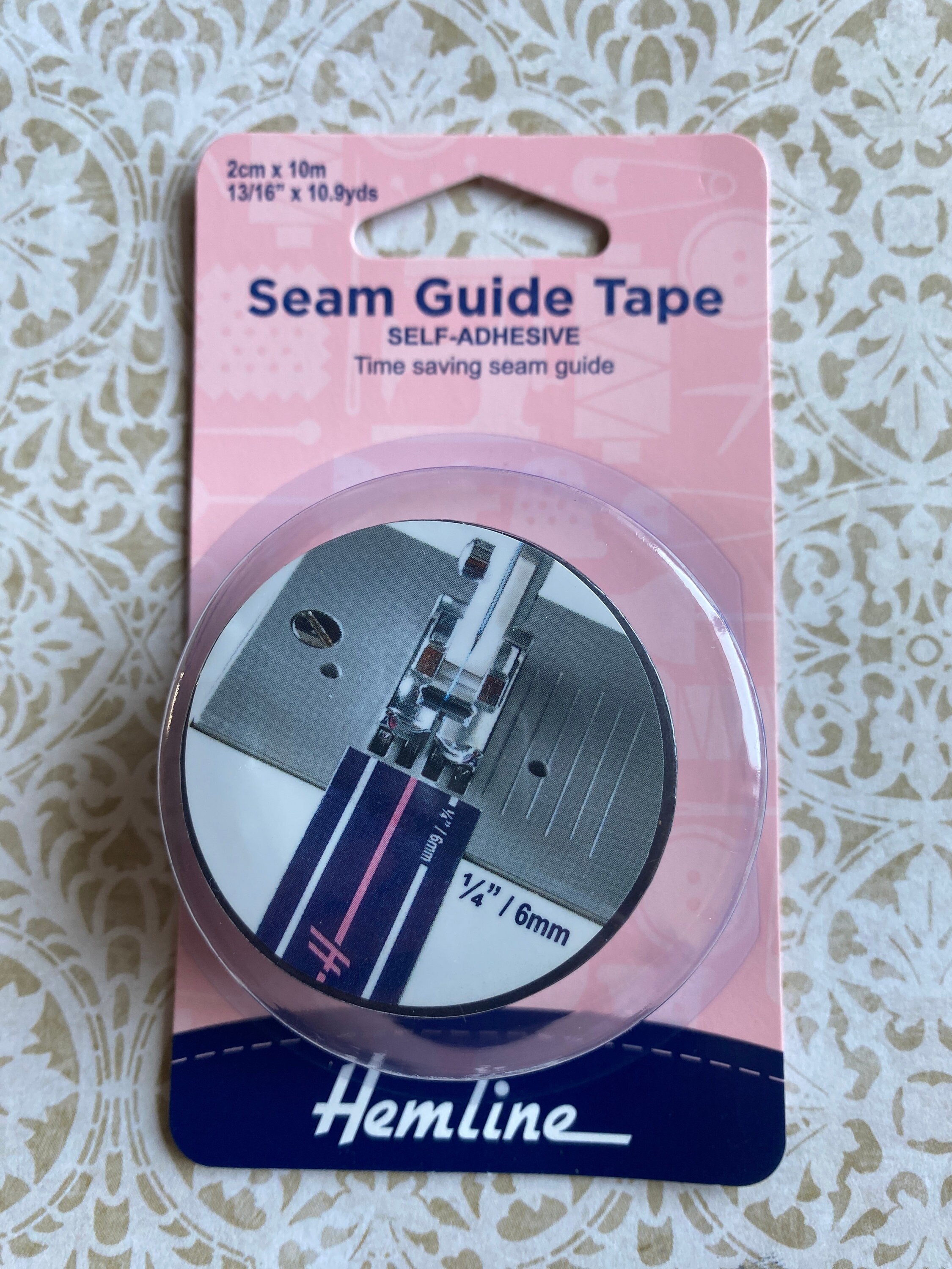Hemline Seam Guide Tape, Half Square Triangle and Diagonal Seam Sewing  Assistant, Accurate Quarter Inch Seams Piecing Quilts, Ships FAST 