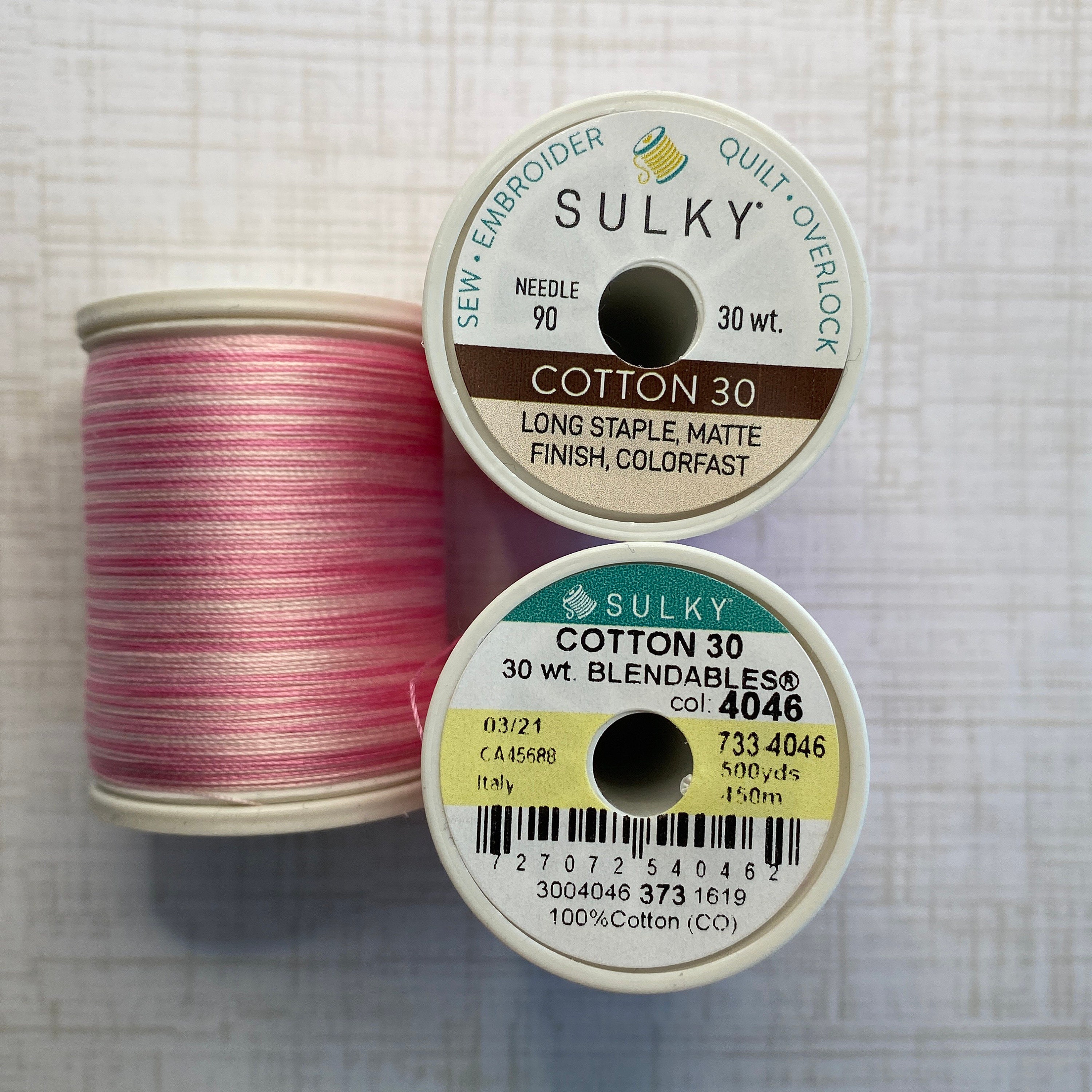 Sweet Rose - Sulky 12wt Blendables Cotton Petites Thread