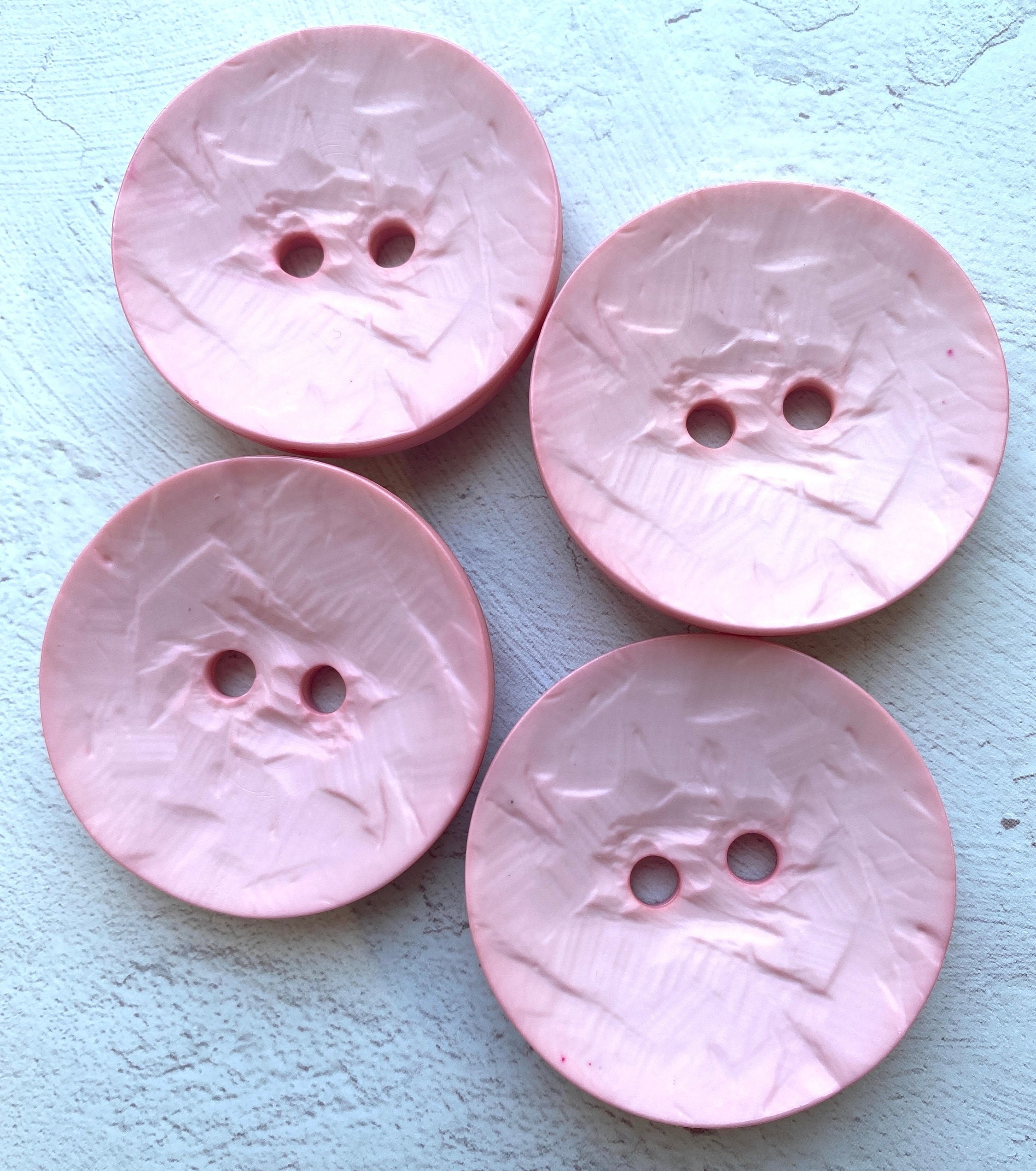 Pink Model Button PINK 45mm Dill Button, 1.75 Inch Polyamide Button, Large Buttons for ...