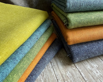 Essex Bundles YARN DYED Linen Cotton Blend fabric, Choose Fat Quarter or Half YD, also sold separately search Essex all listings, FaST ship