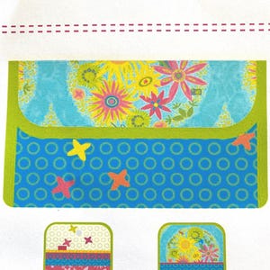 Kwik SCRAPPY WALLET, de Two Kwik Quilters, compatible con Fat Quarter, TKQ-34, lista breve de suministros necesarios, patrón de billetera hecho a mano, envío rápido