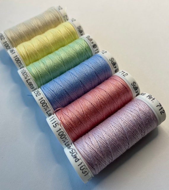 Sulky Cotton Petites SPRING, 12 WT Cotton Thread, Machine & Hand Embroidery  Heavy Cotton Thread, Variety Pack of Cotton Embroidery Thread 02 