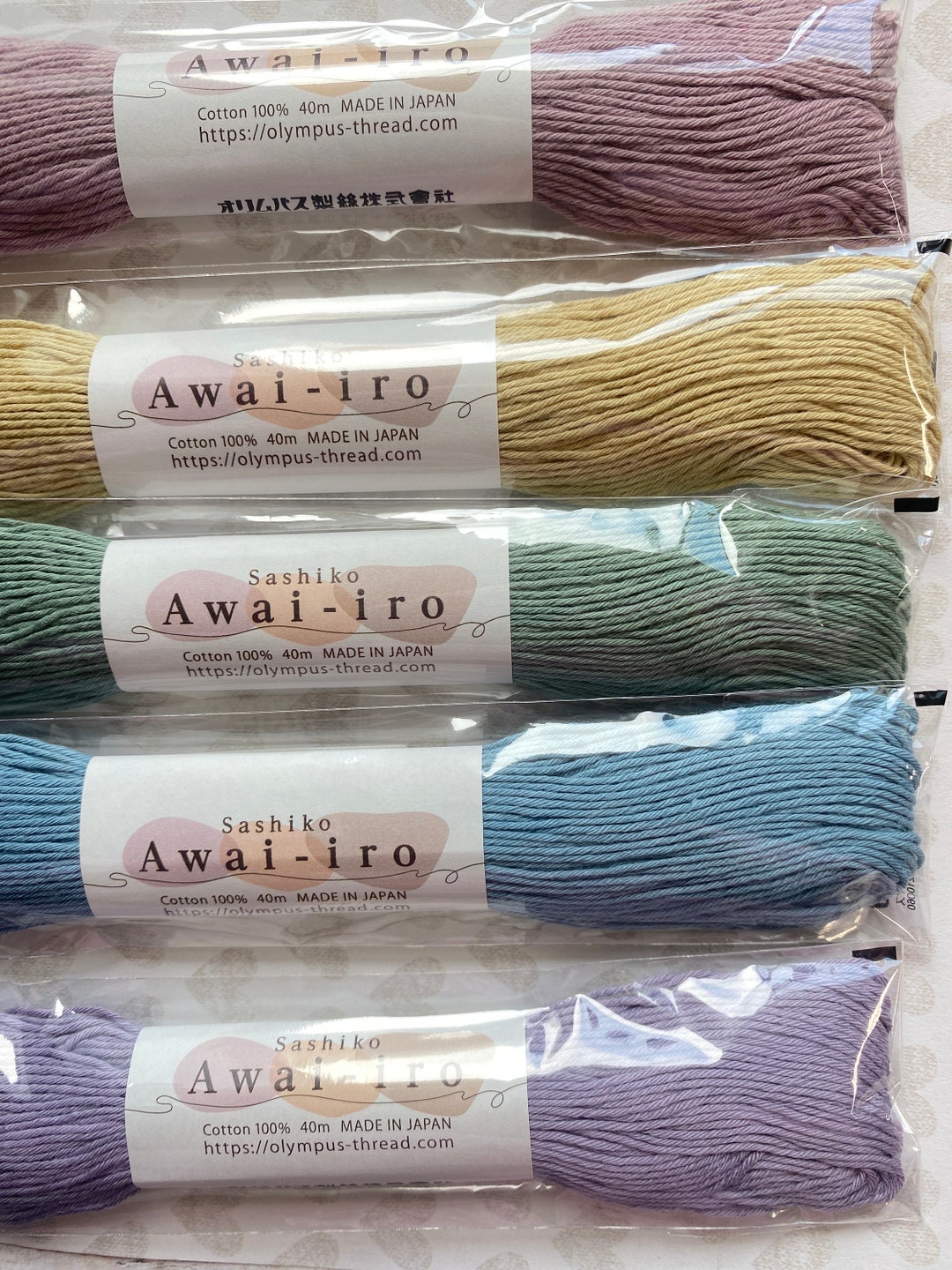 Sashiko: Cotton Thread: 40m: Navy - View #7